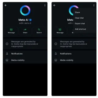 5 razones por las que los usuarios no usan el botón Meta AI de WhatsApp, a pesar de su utilidad