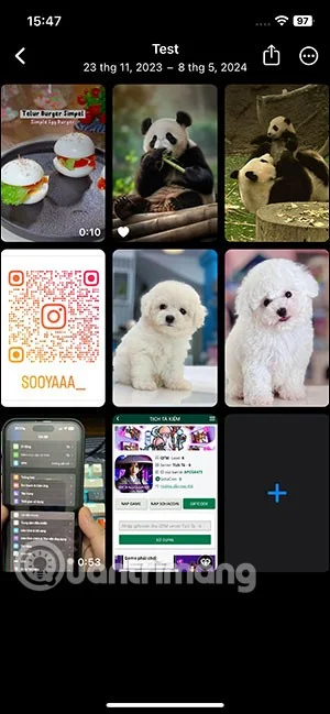 Instruções para adicionar e excluir fotos no álbum de memórias do iPhone