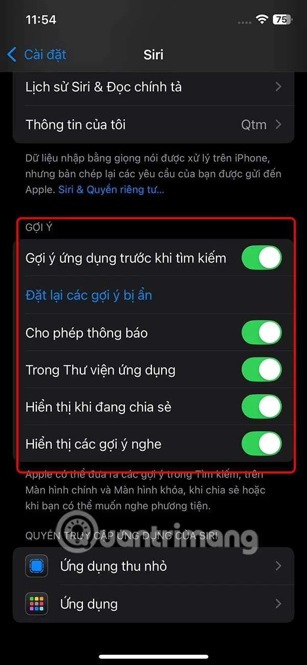 iPhone에서 Siri 제안을 끄는 방법