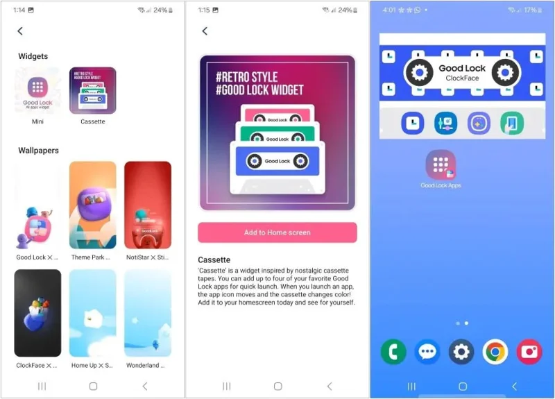 La aplicación GoodLock de Samsung tiene un nuevo aspecto