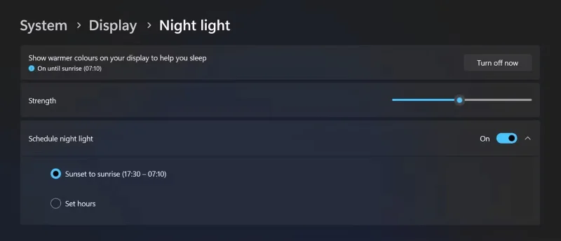 How to Use Night Light to Reduce Eye Strain