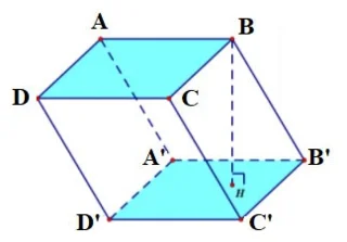 Formule voor het berekenen van het volume van een verticaal prisma, prismavorm Formule voor het berekenen van het volume van een verticaal prisma, prismavorm