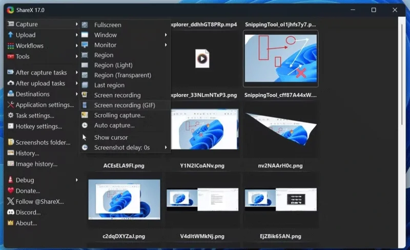 ¿Por qué la gente abandona la herramienta Recortes en Windows para cambiar a ShareX?