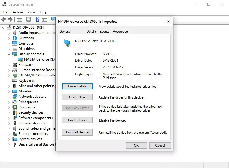 How to install/reinstall GPU driver on Windows