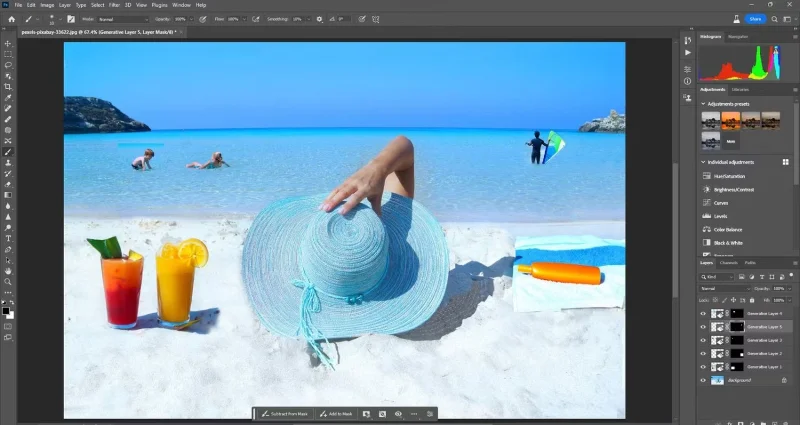 10 façons d'utiliser le remplissage génératif pour améliorer vos photos dans Photoshop