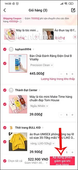 Instrucciones para consultar el carrito de compras en TikTok Shop
