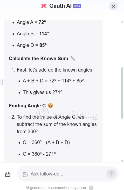 Anleitung zum Lösen mathematischer Probleme mit dem KI-Tool Gauthmath