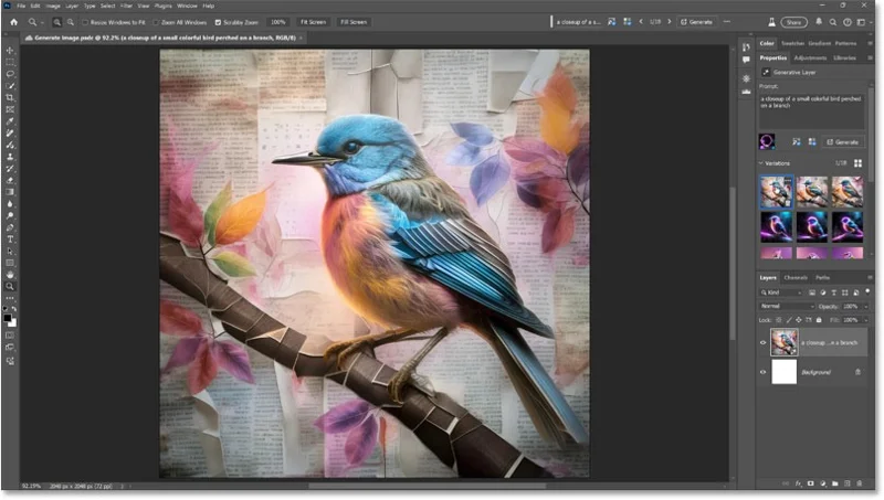 Hoe u AI-afbeeldingen in Photoshop maakt met Adobe Firefly