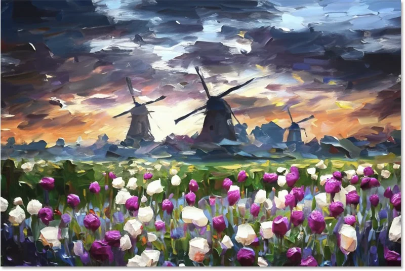 How to turn a photo into a painting using the Generative Fill function in Photoshop