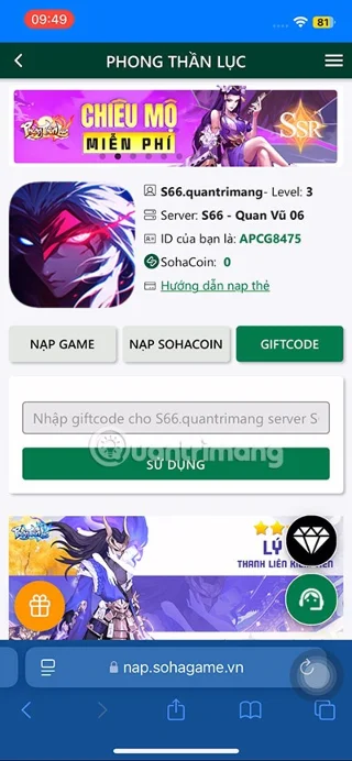 Nieuwste Phong Than Luc-code en hoe u de code kunt inwisselen