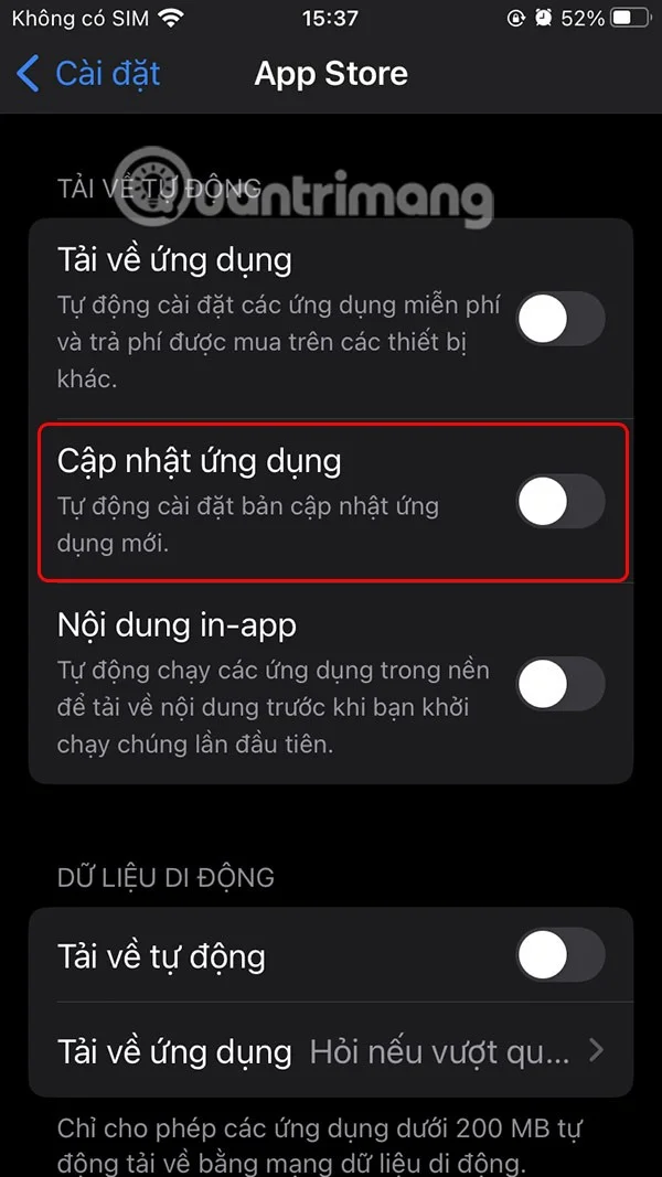 Instruções para desativar a atualização automática do TikTok