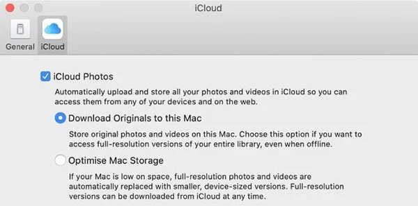 iCloudから写真をダウンロードする方法