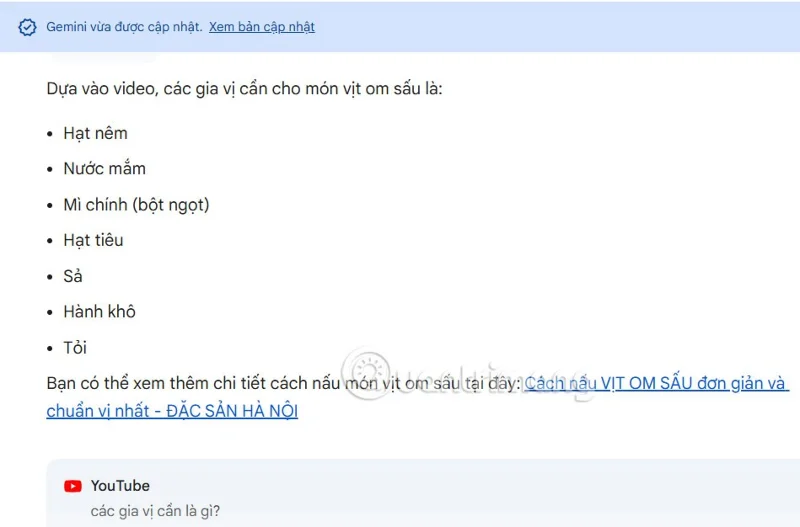 How to Find YouTube Videos on Gemini