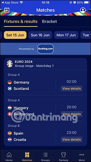 Instrucciones para añadir el calendario de la Eurocopa 2024 al iPhone