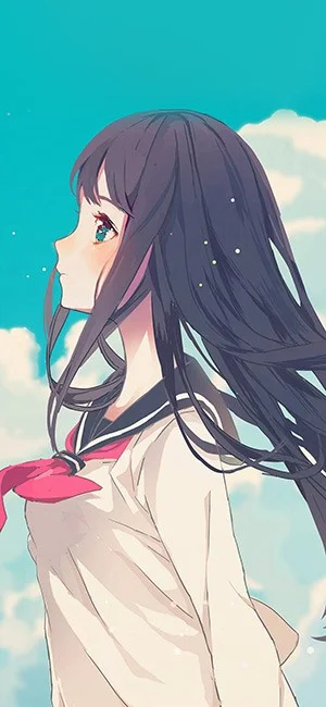 Anime-meisjesfoto's, Anime-meisjesfoto's van vele genres voor telefoons