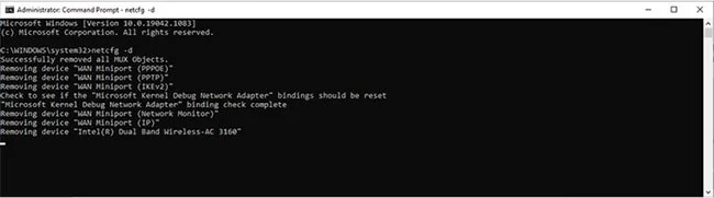 How to fix network adapter not found error on Windows 10