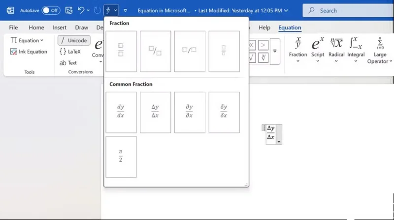 Cómo escribir fórmulas matemáticas en Word muy fácilmente