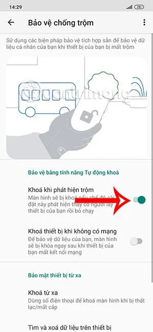안드로이드에서 도난 방지 잠금을 활성화하는 방법