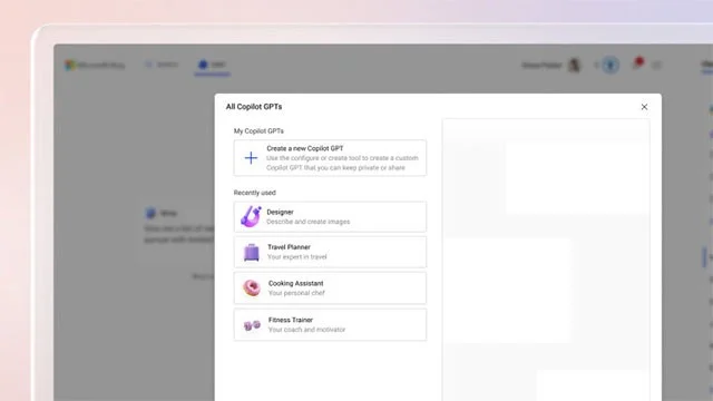 Microsoft staat op het punt om gebruikers hun eigen versie van de Copilot-chatbot te laten maken, vergelijkbaar met GPT