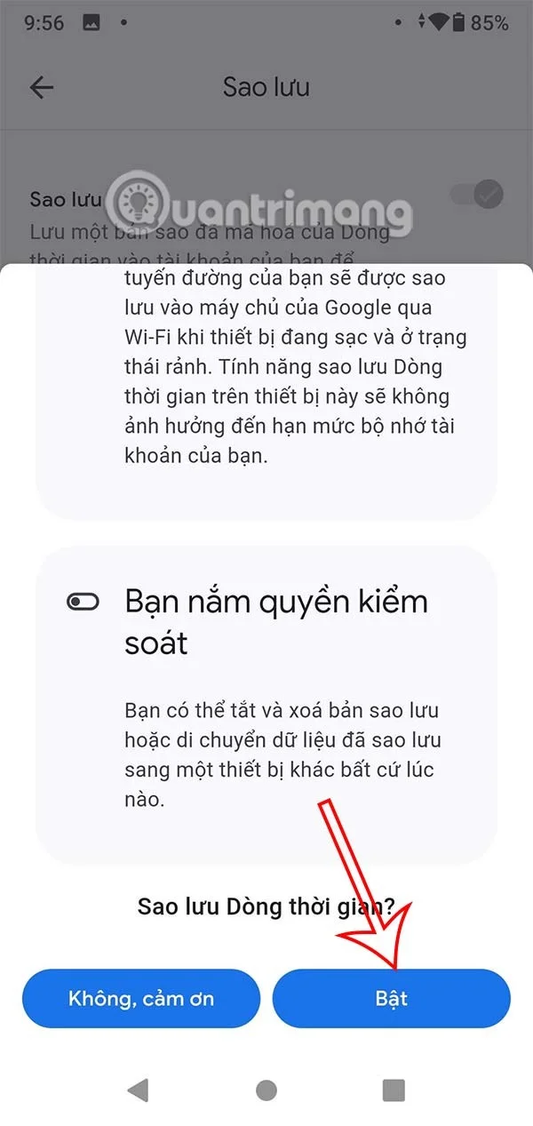 Een back-up maken van uw Google Maps-tijdlijn