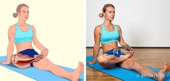 18 movimientos sencillos para estirar los músculos en cualquier posición del cuerpo