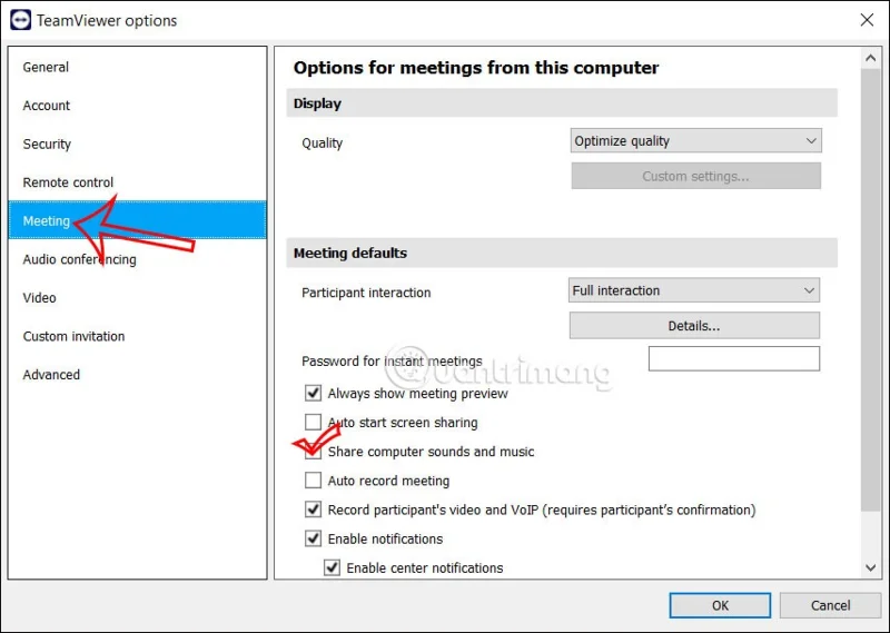 Cómo compartir audio en TeamViewer