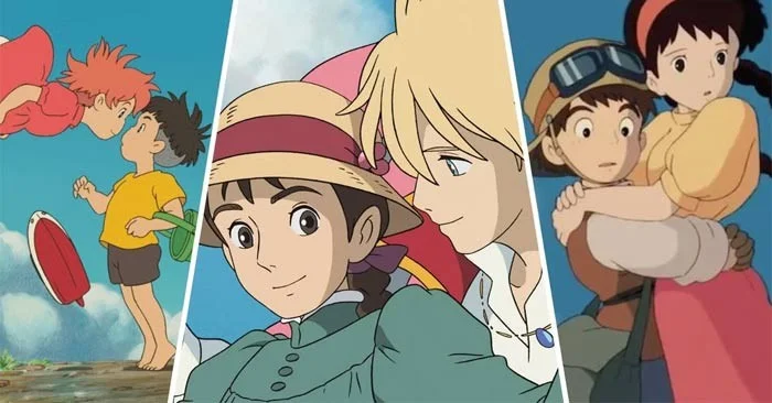 De mooiste koppels ter wereld van Studio Ghibli-animatie