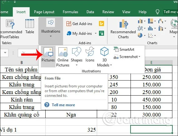 Bagaimana untuk membetulkan imej yang dimasukkan dalam Excel