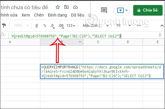 De IMPORTRANGE-functie gebruiken in Google Sheets