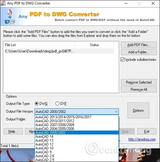 Cómo convertir un archivo PDF a Autocad