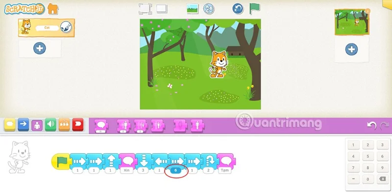 ScratchJR'da animasyonlu sahneler oluşturma talimatları