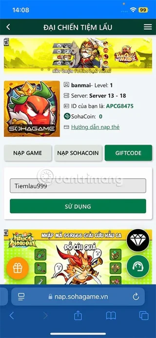 De nieuwste Hot Pot War Code en hoe je de code invoert