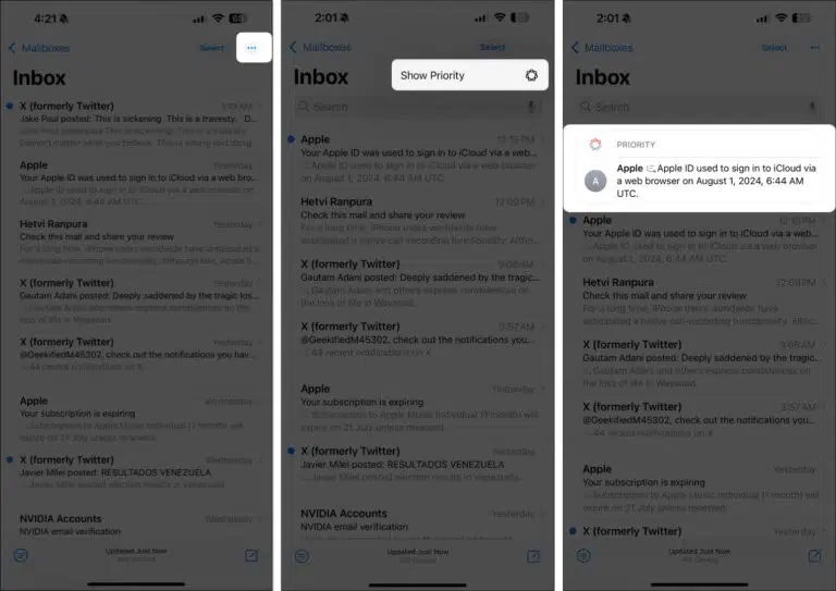 iPhone 메일에서 Apple Intelligence를 사용하는 방법