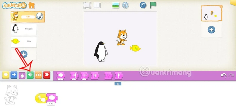 ScratchJR'da sesler nasıl kullanılır