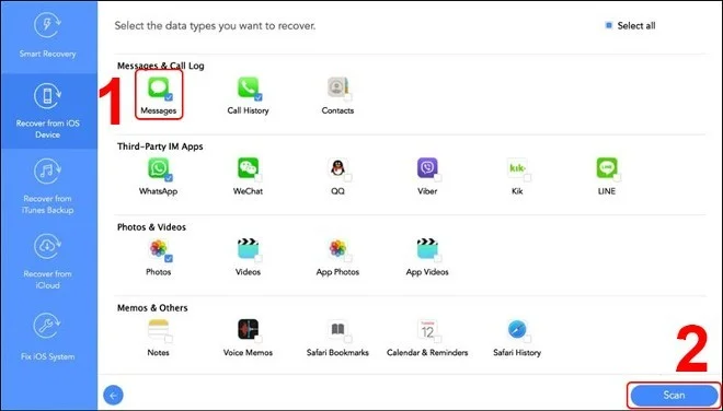 iPhoneで削除されたメッセージを復元する方法、iPhoneメッセージを最速で復元する方法