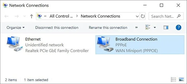 How to Set Up and Use a PPPoE Internet Connection on Windows 10