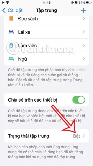 How to Share Focus Status on iPhone