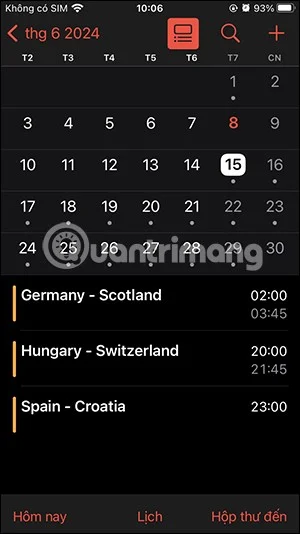 Instrucciones para añadir el calendario de la Eurocopa 2024 al iPhone