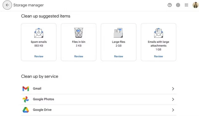 7 consejos para liberar espacio en Google Drive