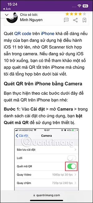 4 einfache Möglichkeiten zum Scannen von QR-Codes auf dem iPhone
