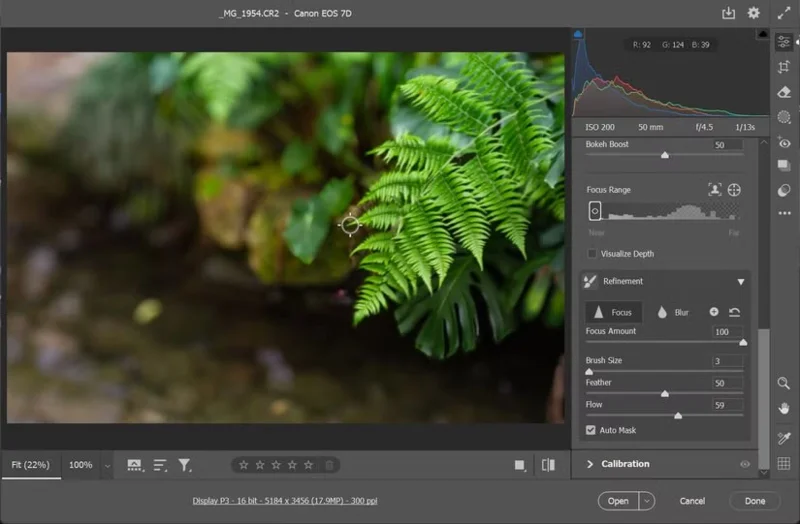 Why is Lens Blur a Photoshop tool used for artistic photo editing?