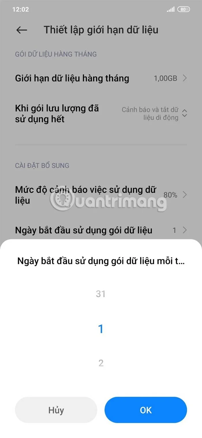 안드로이드에서 사용되는 모바일 데이터를 확인하는 방법