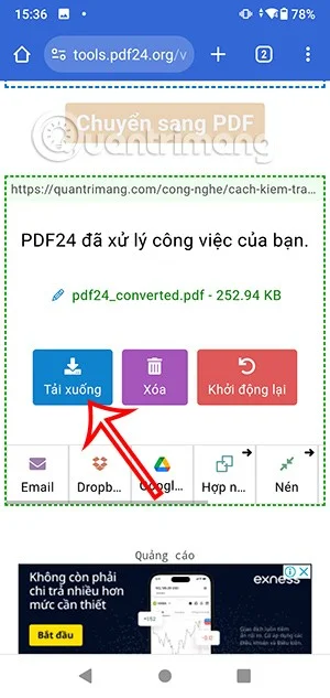 Android에서 웹페이지를 PDF로 저장하는 3가지 간단한 방법