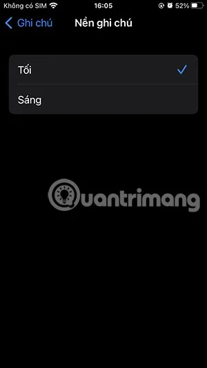 How to change note background color on iPhone