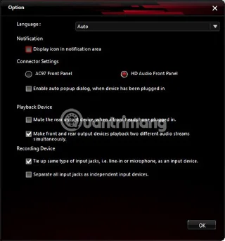 Realtek HD Audio Manager updaten en opnieuw installeren