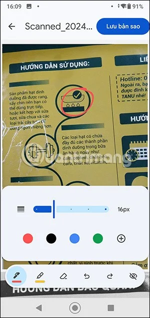 Google Dosyaları'ndaki belgeleri tarama talimatları