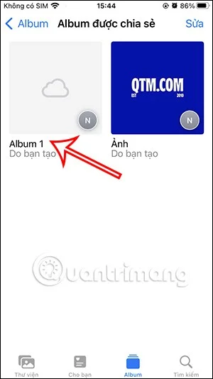 iPhone에서 사진 앨범을 공유하는 방법