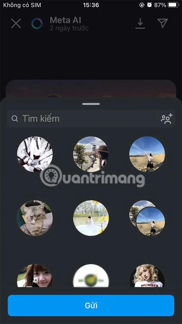 Hoe je AI-afbeeldingen maakt in Instagram-chat