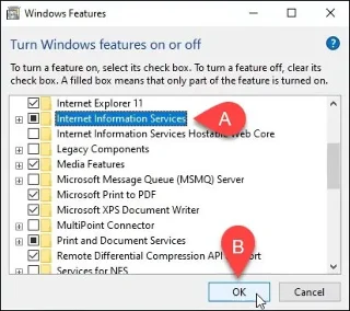 Een website installeren en instellen in IIS op Windows 10