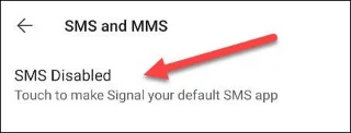 Android에서 Signal을 기본 SMS 메시징 앱으로 설정하는 방법